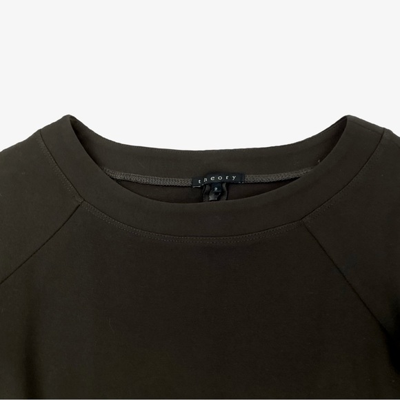 Theory Knit Sheath Dress. Dark Brown. Sz 2 - Picture 3 of 4